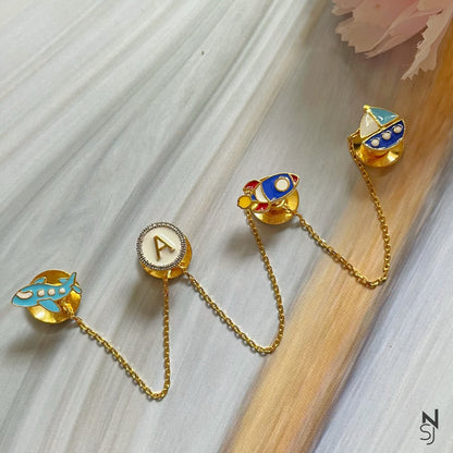 Transport Initial Kurta Buttons
