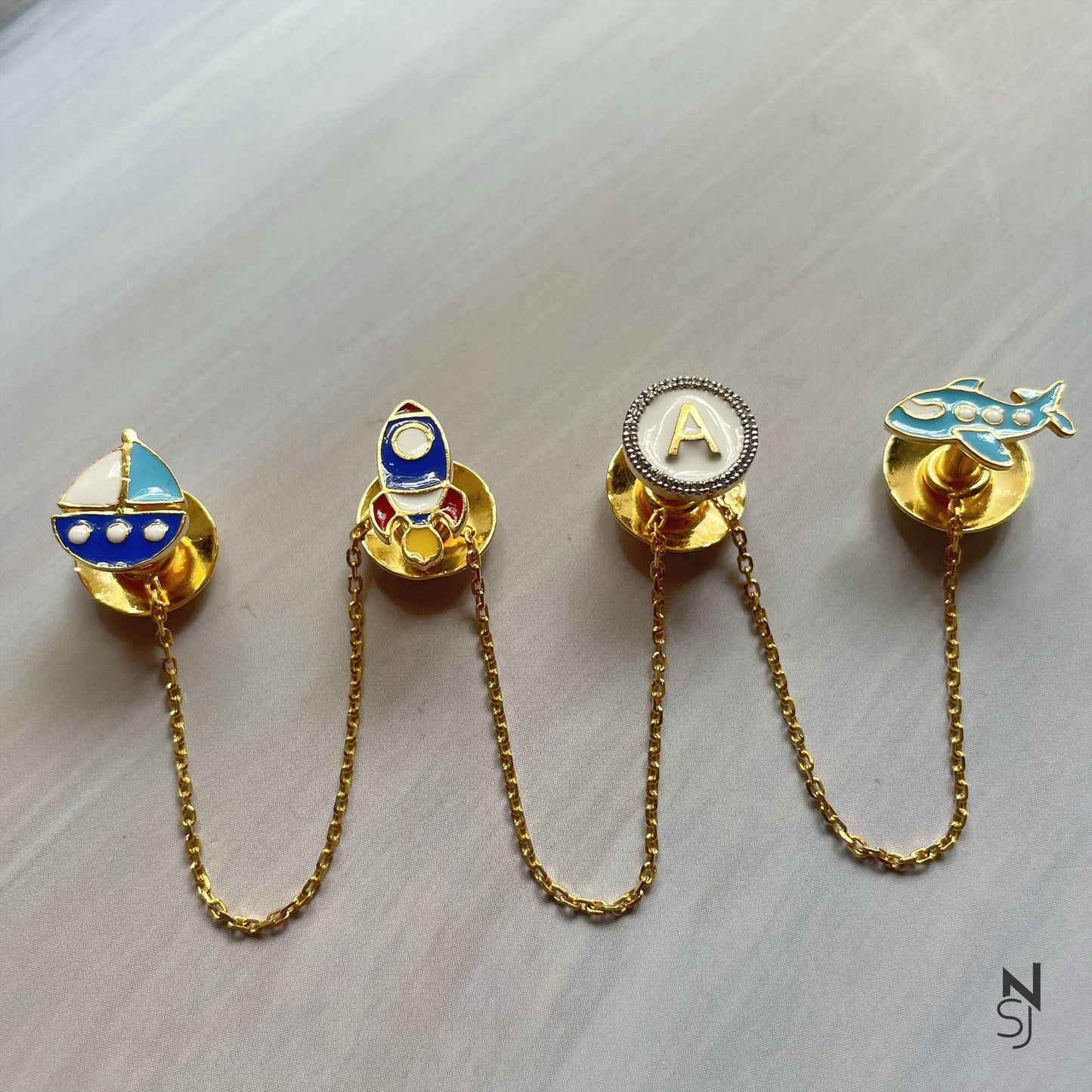 Transport Initial Kurta Buttons