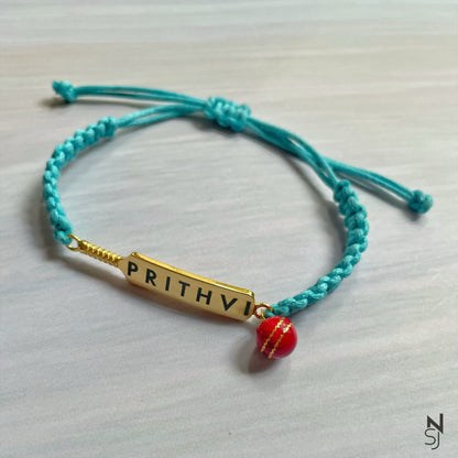 Cricket Name Adjustable Bracelet