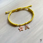 Initial Star Adjustable Bracelet