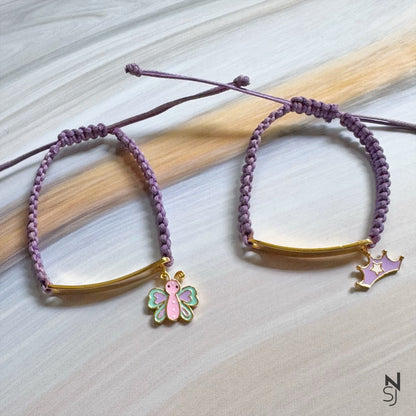 Butterftly Adjustable Name Bracelet