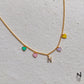 Heartsong Initial Neckchain & Dangling Heart Set