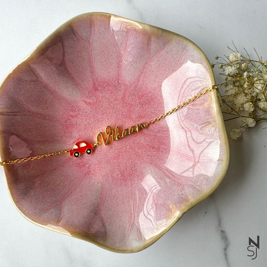 Custom Name Car Bracelet