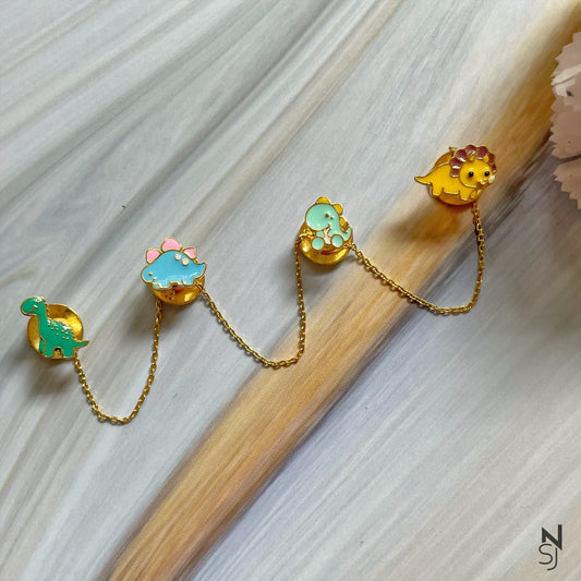 Dino Lover Kurta Buttons
