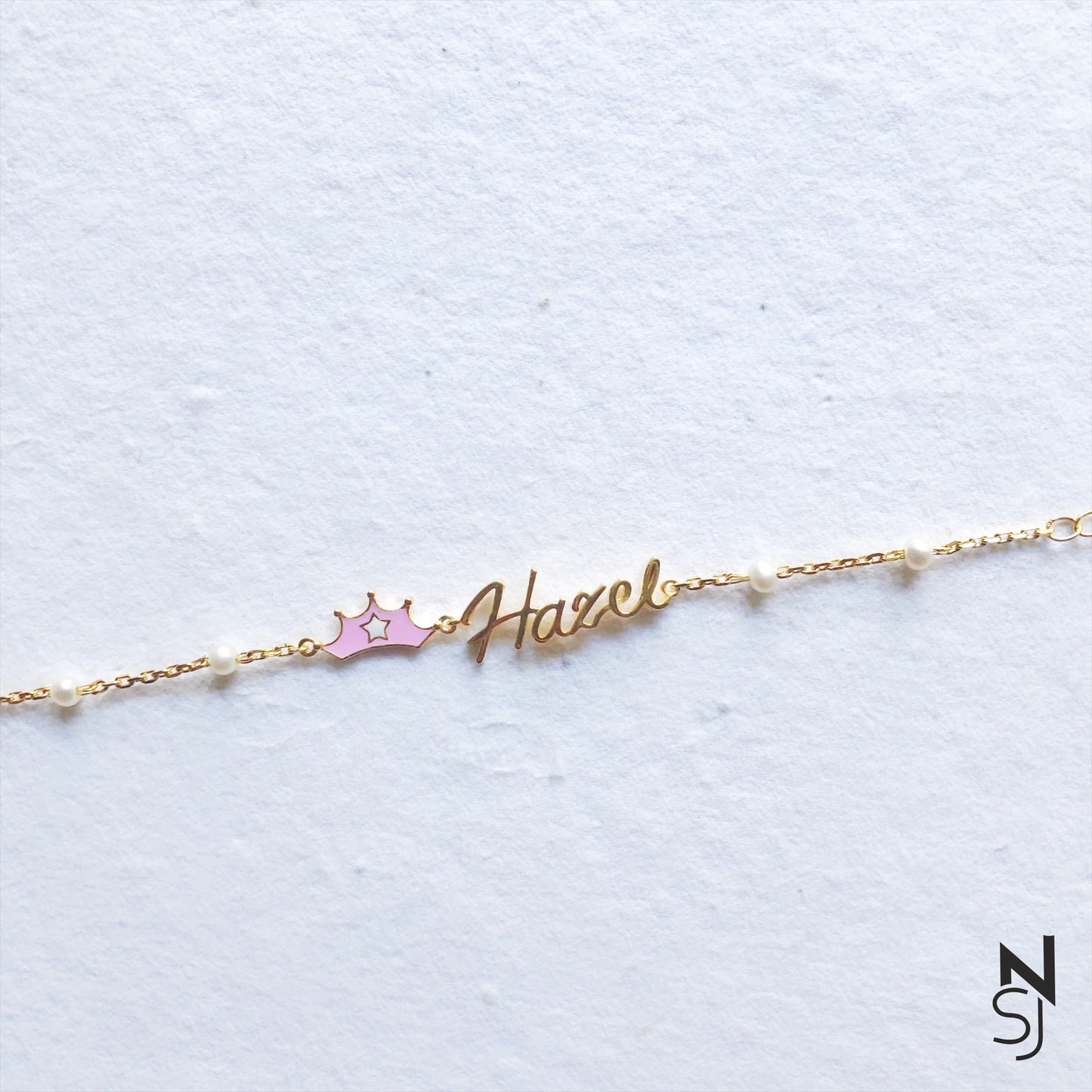 Custom Name Tiara Bracelet