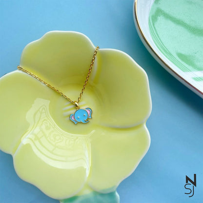 Elephant Neckchain | Personalised 925 Silver Jewellery for Kids | Niashine