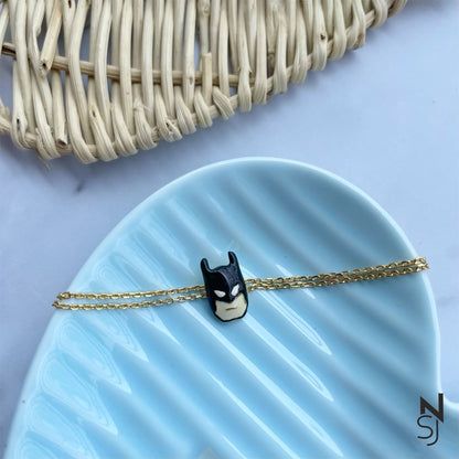 Batman Bracelet | Personalised 925 Silver Jewellery for Kids | Niashine