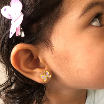 Butterfly Studs | Personalised 925 Silver Jewellery for Kids | Niashine