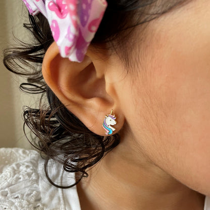 Unicorn Studs | Personalised 925 Silver Jewellery for Kids | Niashine
