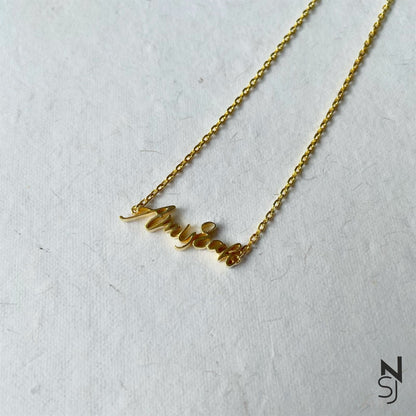 Custom Name Neckchain | Personalised 925 Silver Jewellery for Kids | Niashine