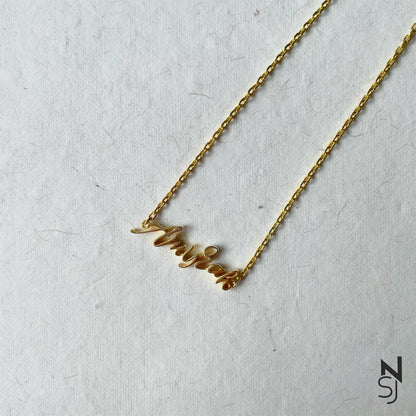 Custom Name Neckchain | Personalised 925 Silver Jewellery for Kids | Niashine