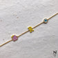 Octopus, Evil Eye & Initial Bracelet