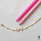 Angel Wing Initial Bracelet