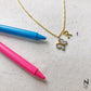 Butterfly with Custom Initial Neckchain