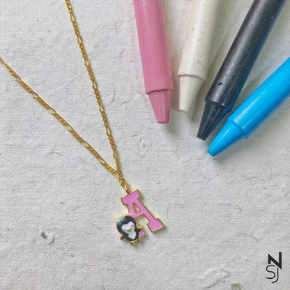 Penguin Neckchain | Personalised 925 Silver Jewellery for Kids | Niashine