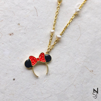Minnie Neckchain | Personalised 925 Silver Jewellery for Kids | Niashine