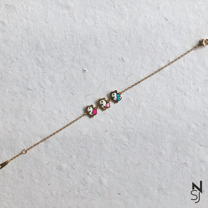 Kitty Bracelet | Personalised 925 Silver Jewellery for Kids | Niashine