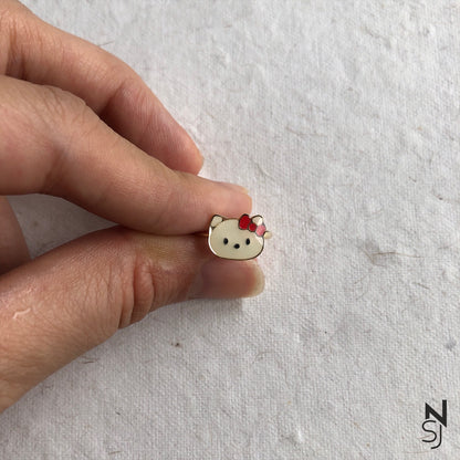 Hello Kitty Adjustable Ring | Personalised 925 Silver Jewellery for Kids | Niashine