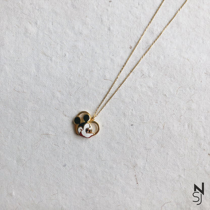Mickey Neckchain | Personalised 925 Silver Jewellery for Kids | Niashine