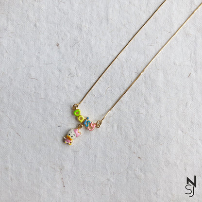 Daisy Neckchain | Personalised 925 Silver Jewellery for Kids | Niashine