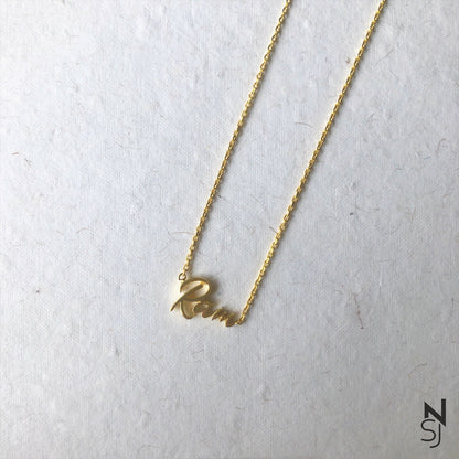 Custom Name Neckchain | Personalised 925 Silver Jewellery for Kids | Niashine