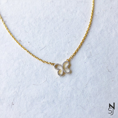 Butterfly Neckchain | Personalised 925 Silver Jewellery for Kids | Niashine