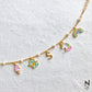 Charm Bracelet with Custom Initial