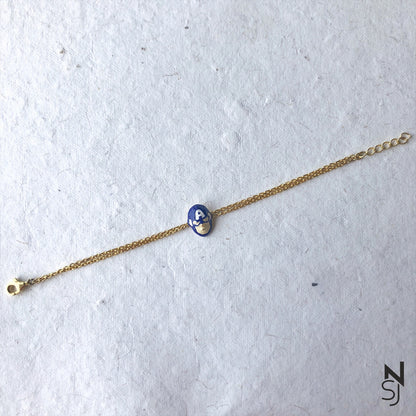 Captain America Bracelet | Personalised 925 Silver Jewellery for Kids | Niashine