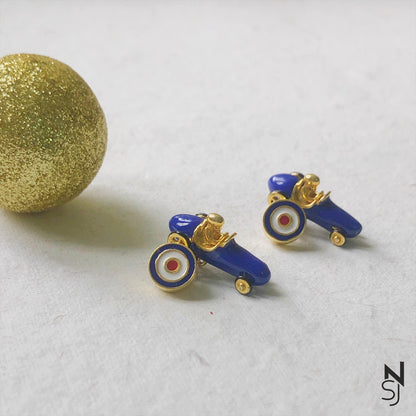Racecar Cufflinks | Personalised 925 Silver Jewellery for Kids | Niashine