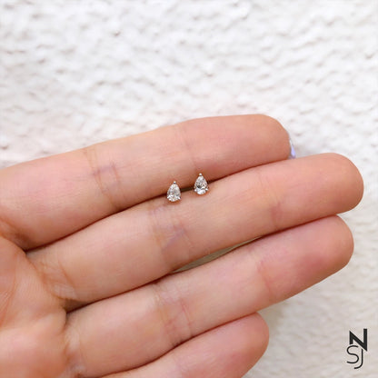 Diamond Drop Studs