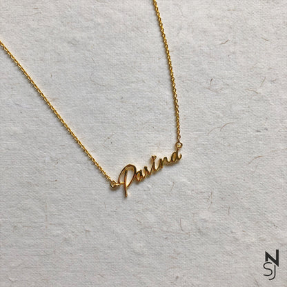 Custom Name Neckchain | Personalised 925 Silver Jewellery for Kids | Niashine