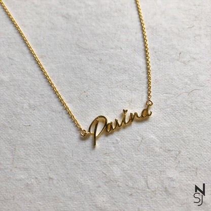 Custom Name Neckchain | Personalised 925 Silver Jewellery for Kids | Niashine
