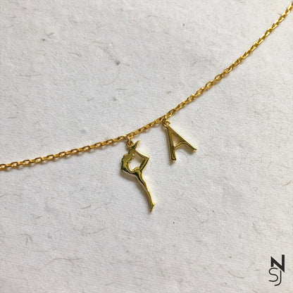 Custom Initial Bracelet | Personalised 925 Silver Jewellery for Kids | Niashine