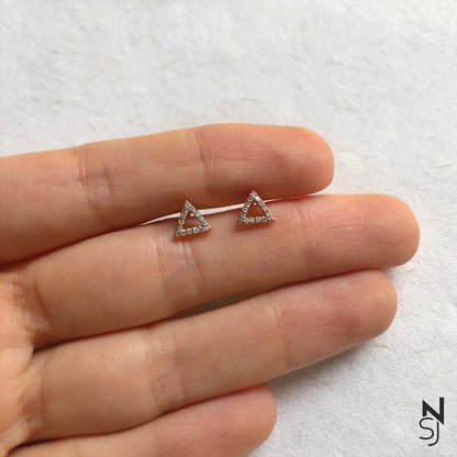 Trinity Studs | Personalised 925 Silver Jewellery for Kids | Niashine