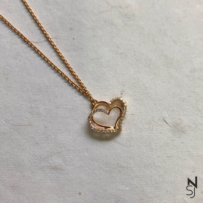 Heart Neckchain | Personalised 925 Silver Jewellery for Kids | Niashine