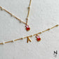 Peppa Pig Neckchain & Peppa Pig Initial Bracelet Set
