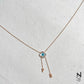 Evil Eye Neckchain with Hanging Initials