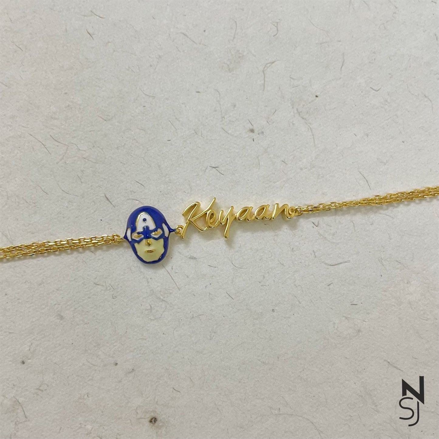 Custom Name Captain America Bracelet