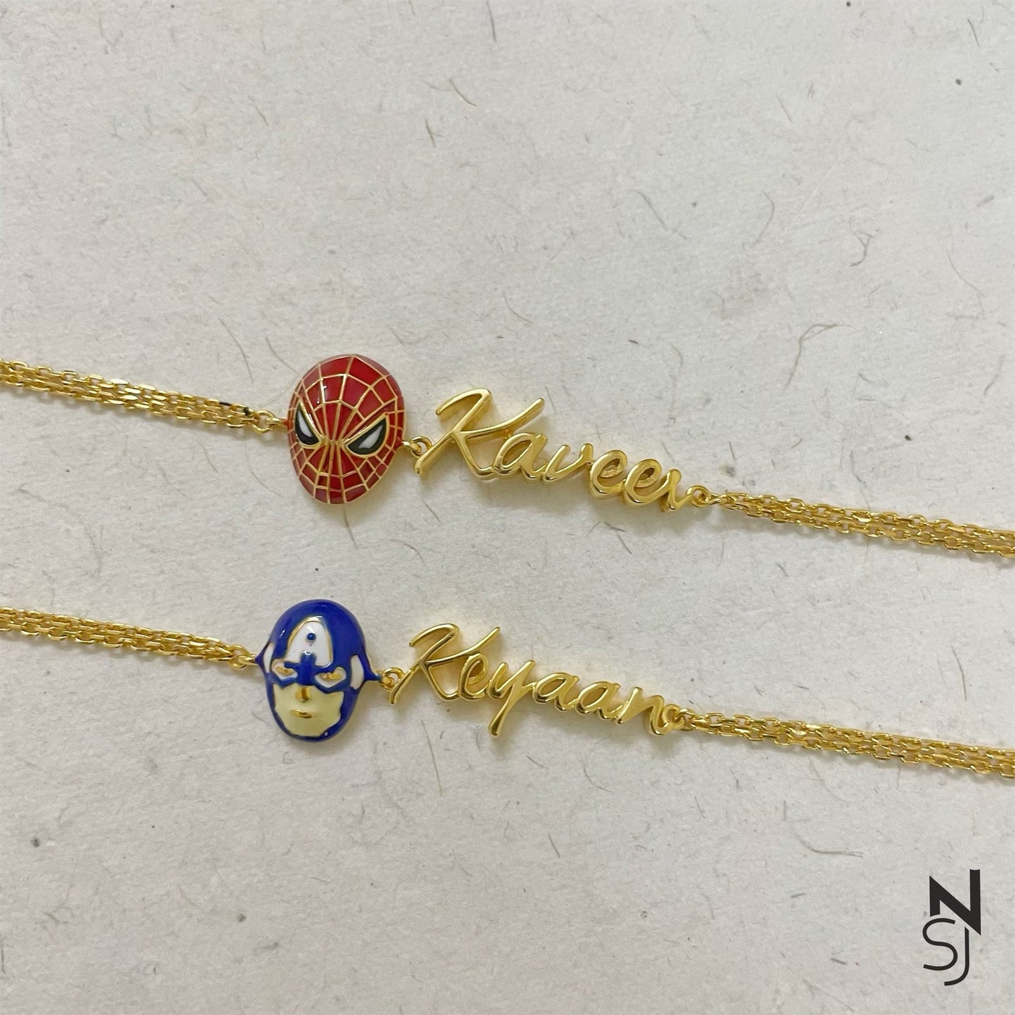 Custom Name Captain America Bracelet