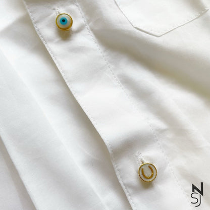 Evil Eye Kurta Buttons