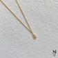 Studded Initial Neckchain