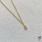 Studded Initial Neckchain