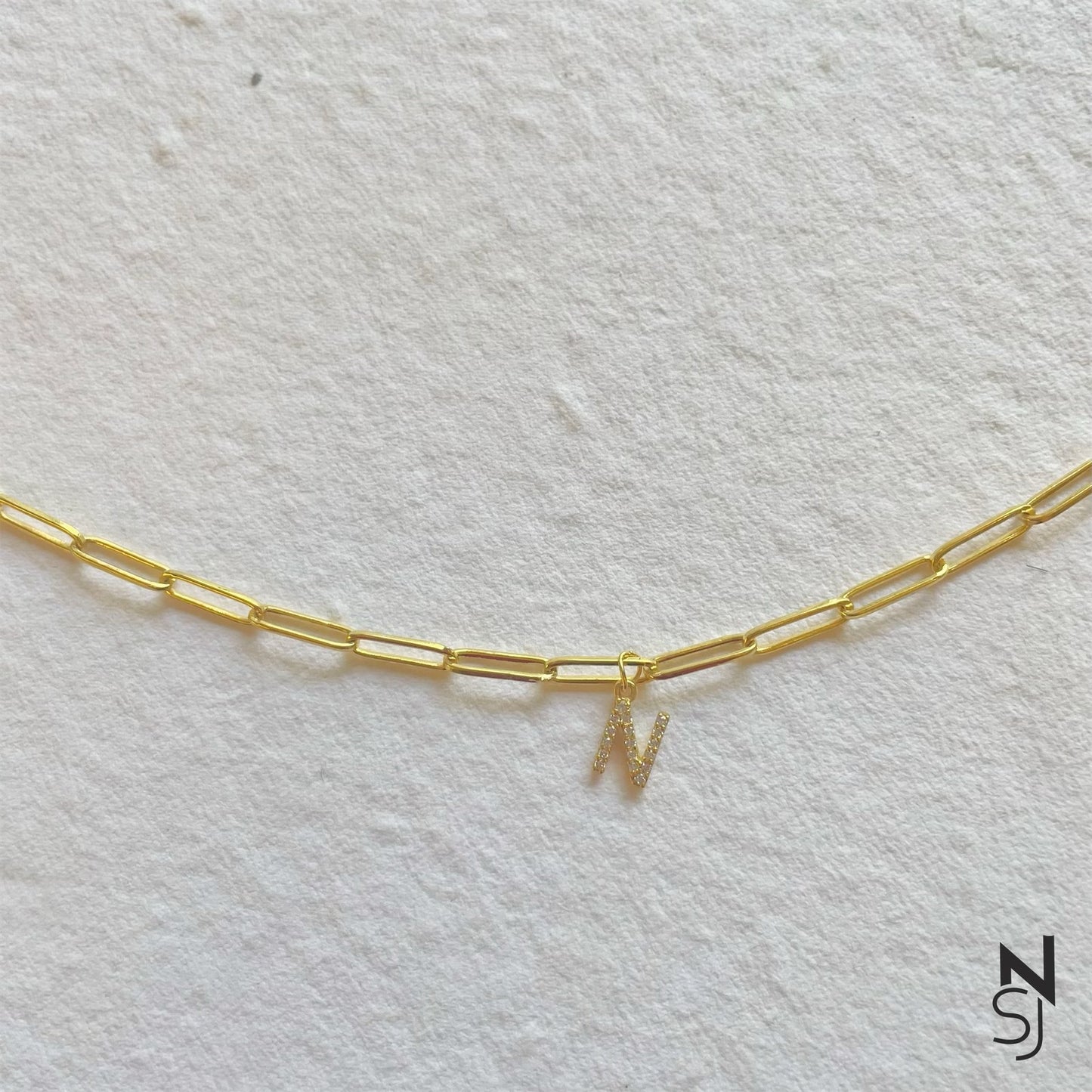 Studded Initial Bracelet