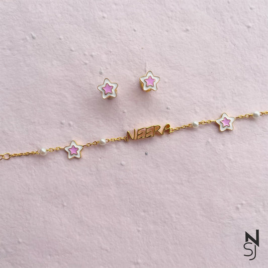 Starry Night Bracelet & Studs Set