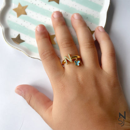 Initial Ring | Personalised 925 Silver Jewellery for Kids | Niashine