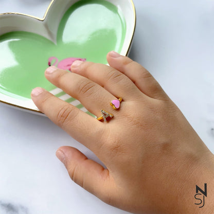 Initial Love Ring | Personalised 925 Silver Jewellery for Kids | Niashine