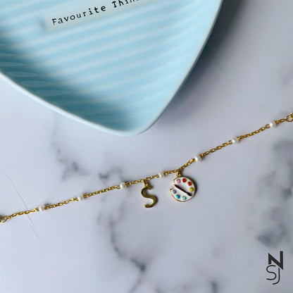 Every Child Is An Artist Bracelet | Personalised 925 Silver Jewellery for Kids | Niashine