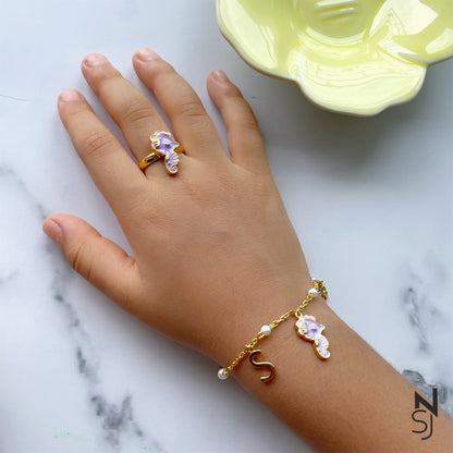 Sea Horse Obsession Bracelet & Ring Set
