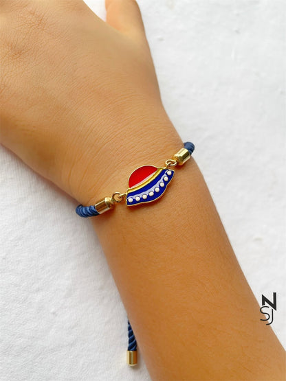 Spaceship Fun Bracelet | Personalised 925 Silver Jewellery for Kids | Niashine