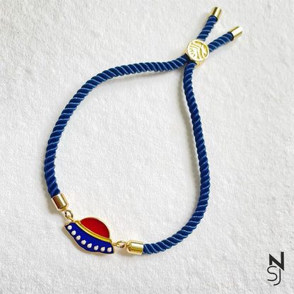 Spaceship Fun Bracelet | Personalised 925 Silver Jewellery for Kids | Niashine